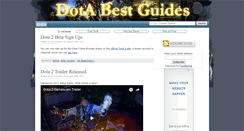 Desktop Screenshot of dotabestguides.com